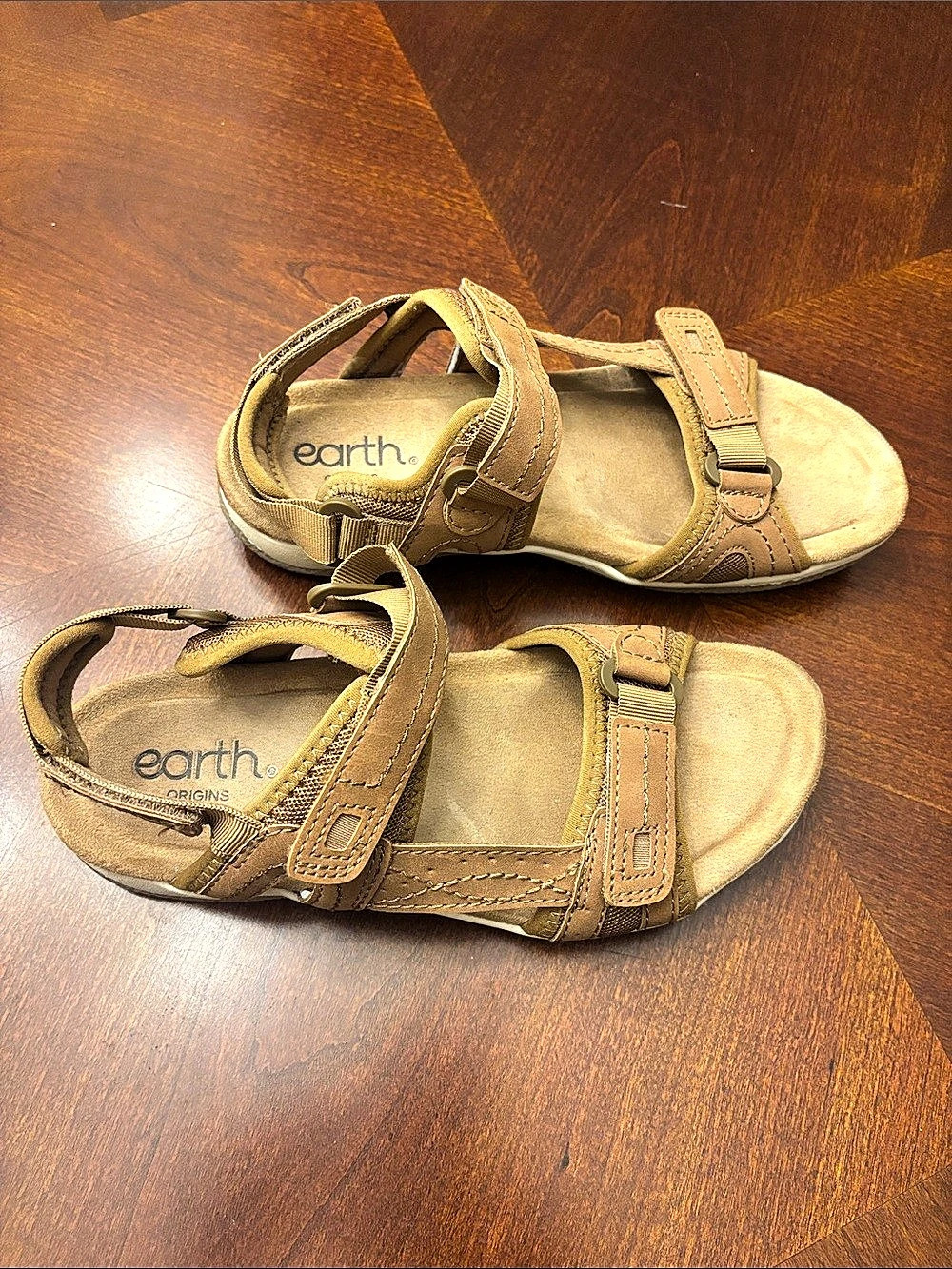 Earth Origins Brown Strappy Sandals